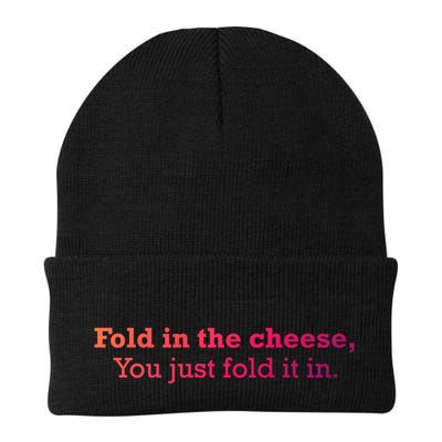 Fold The Cheese You Just Fold It In Funny Cheese Lover Funn Funny Gift Beanie