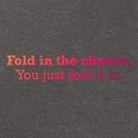 Fold The Cheese You Just Fold It In Funny Cheese Lover Funn Funny Gift Cotton Canvas Backpack