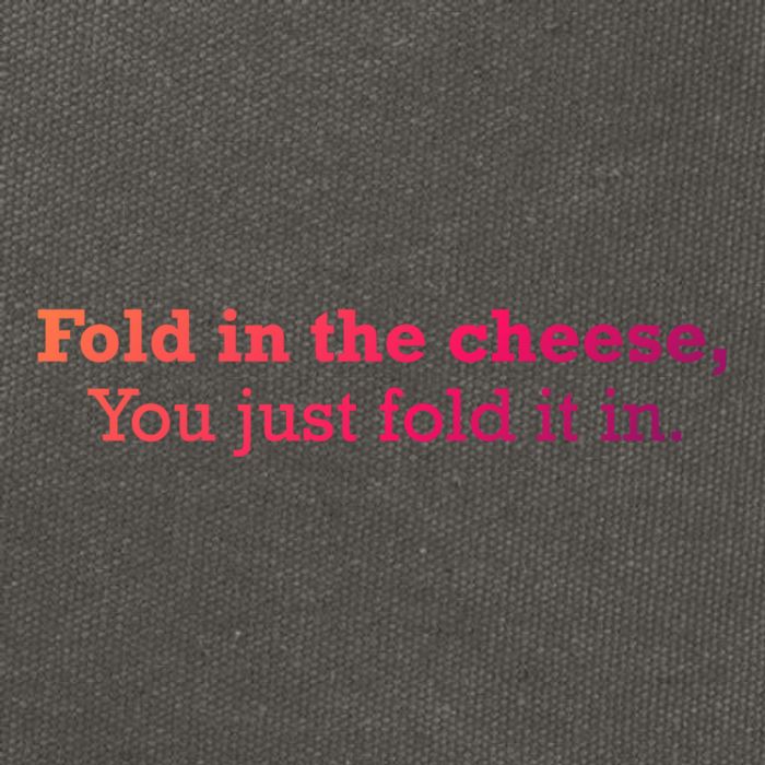 Fold The Cheese You Just Fold It In Funny Cheese Lover Funn Funny Gift Cotton Canvas Backpack
