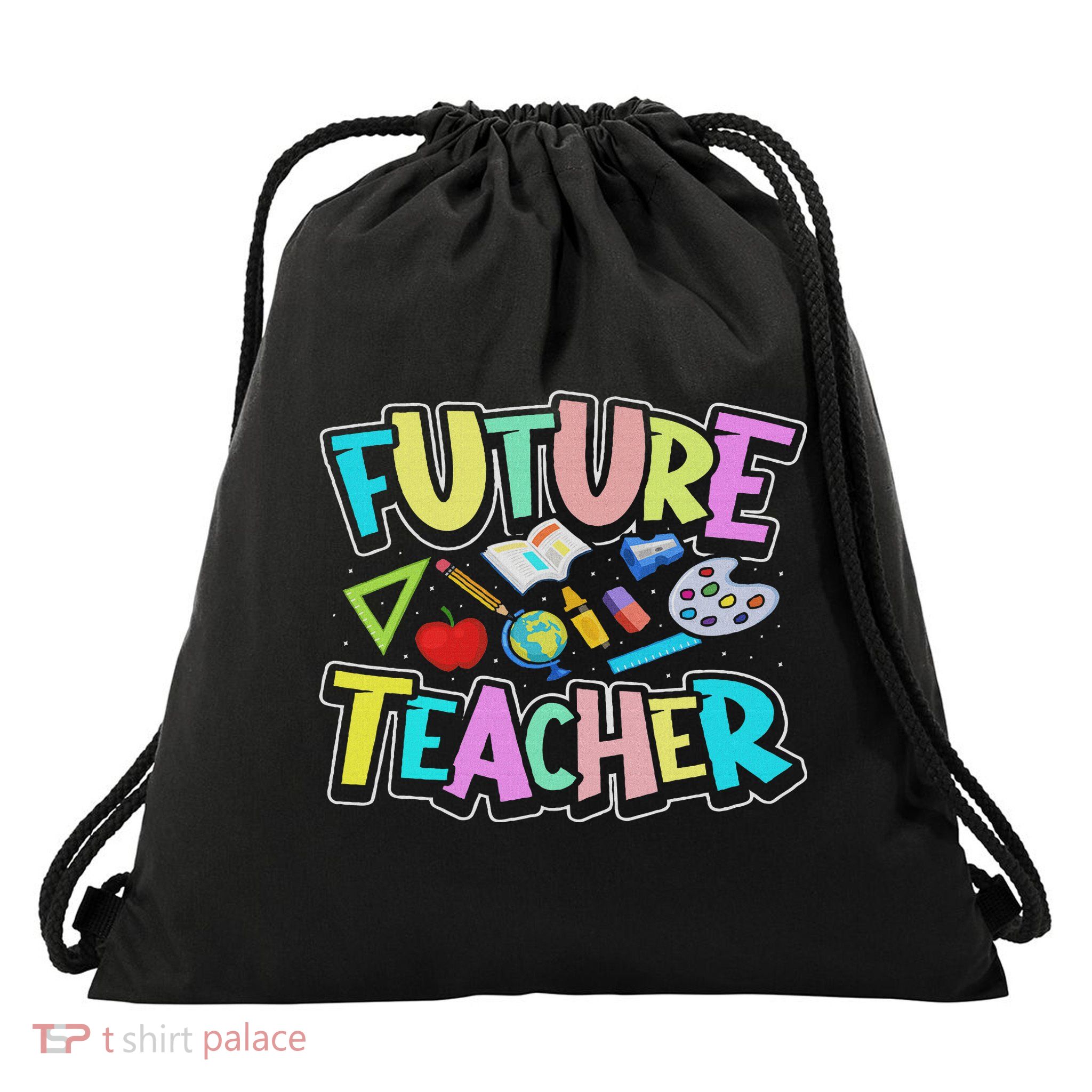 Future Teacher Career Drawstring Bag