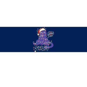 Funny Tangled Christmas Lights Cat Im Fine Everything Is Fine Bumper Sticker