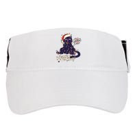 Funny Tangled Christmas Lights Cat Im Fine Everything Is Fine Adult Drive Performance Visor