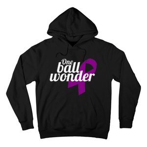 Funny Testicular Cancer Survivor Quote Saying Orchidectomy Hoodie