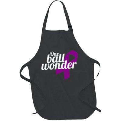 Funny Testicular Cancer Survivor Quote Saying Orchidectomy Apron