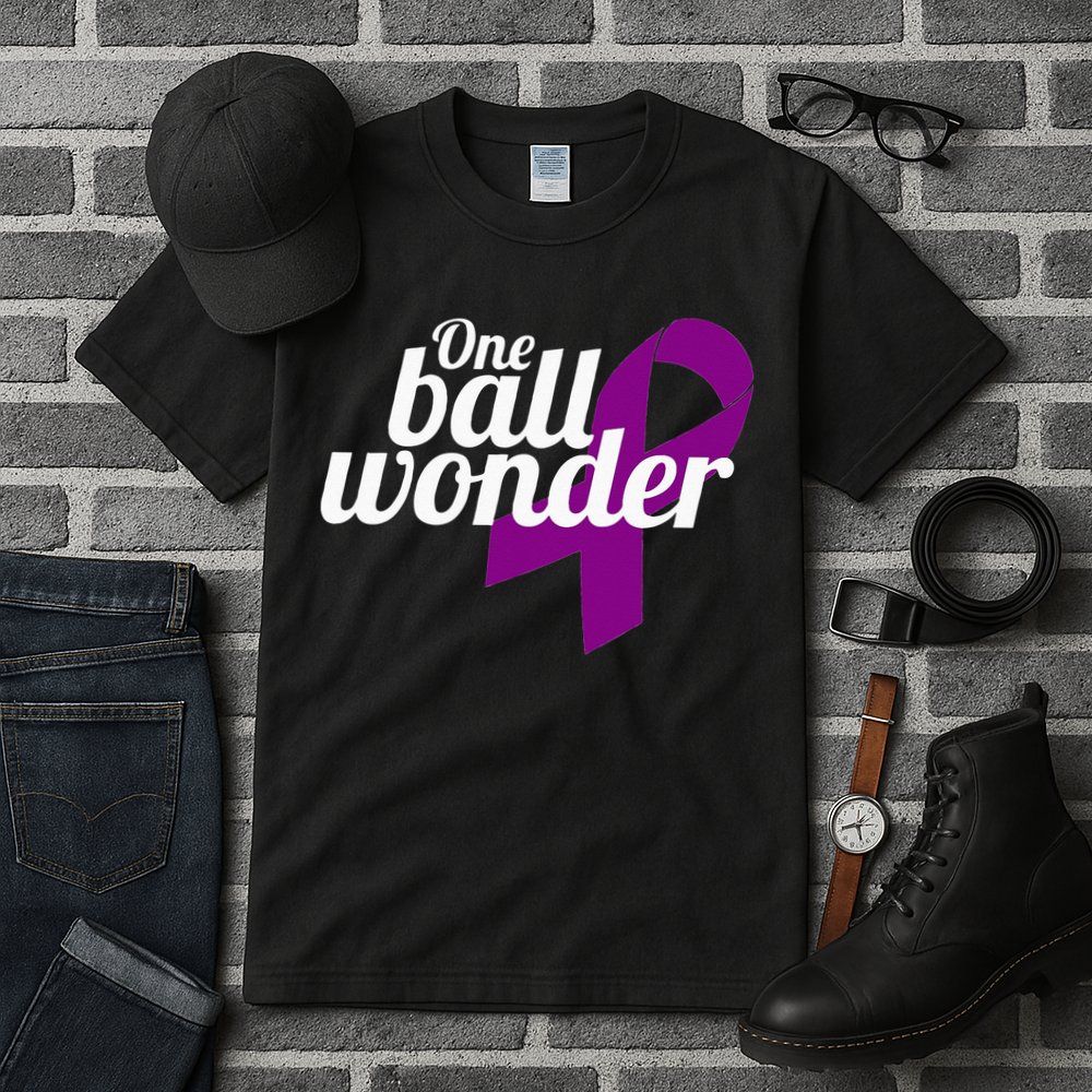 Funny Testicular Cancer Survivor Quote Saying Orchidectomy Tall T-Shirt
