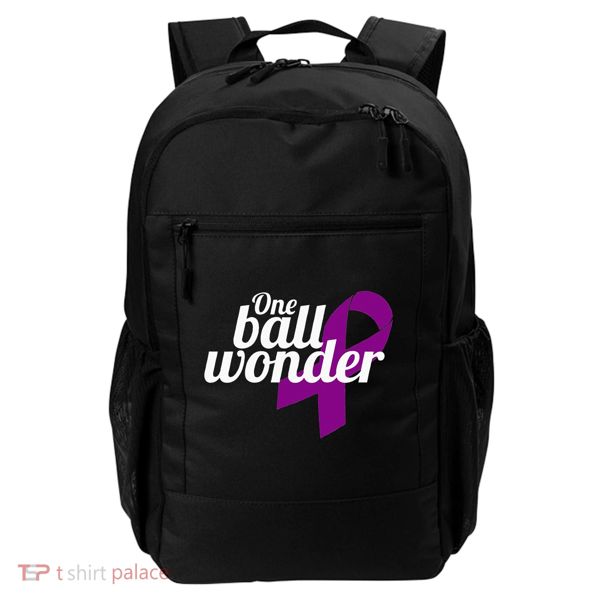 Funny Testicular Cancer Survivor Quote Saying Orchidectomy Backpack