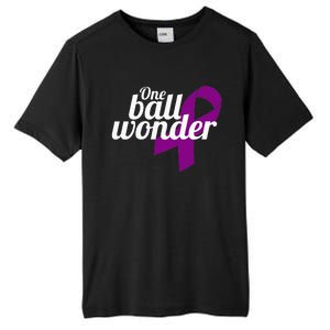 Funny Testicular Cancer Survivor Quote Saying Orchidectomy Tall Fusion ChromaSoft Performance T-Shirt