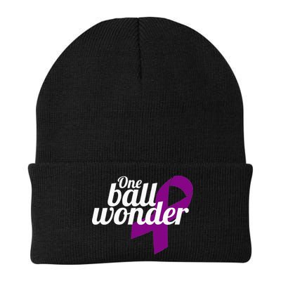 Funny Testicular Cancer Survivor Quote Saying Orchidectomy Beanie