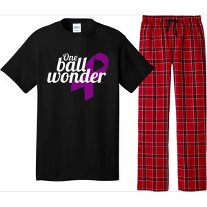 Funny Testicular Cancer Survivor Quote Saying Orchidectomy Pajama Set