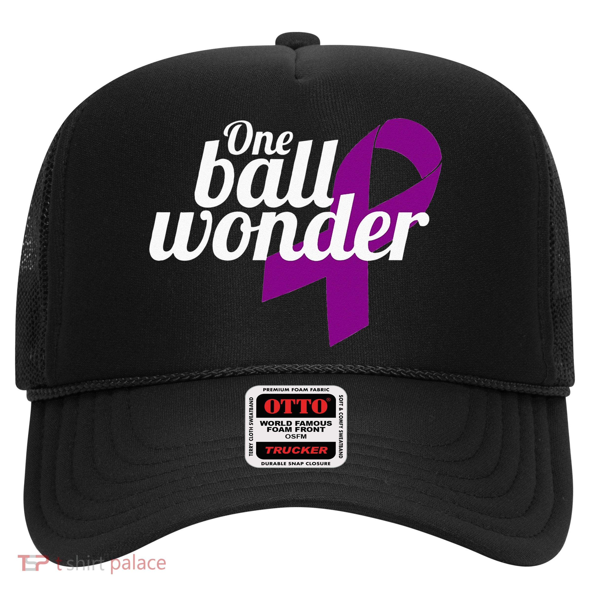 Funny Testicular Cancer Survivor Quote Saying Orchidectomy Trucker Hat
