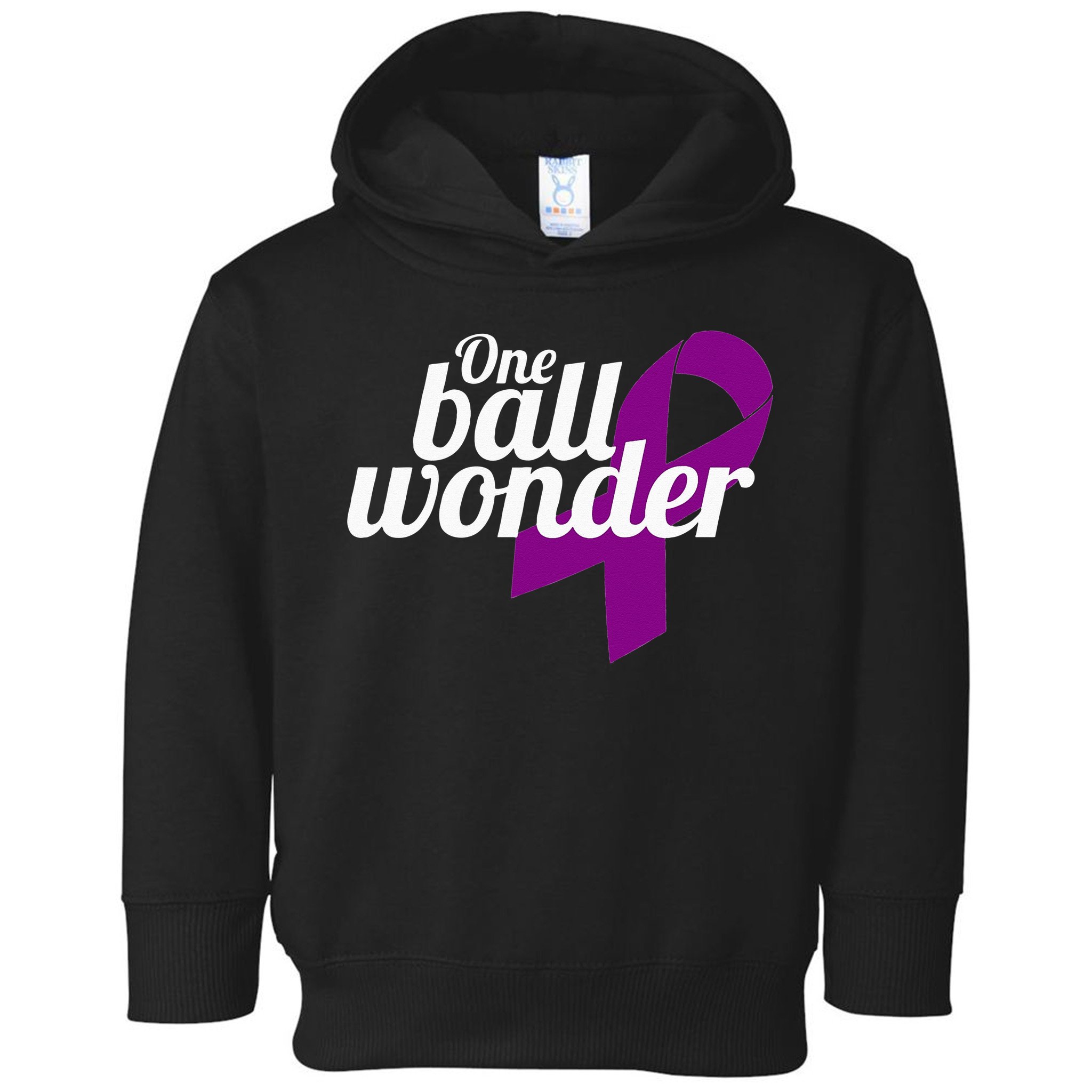 Funny Testicular Cancer Survivor Quote Saying Orchidectomy Toddler Hoodie