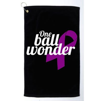 Funny Testicular Cancer Survivor Quote Saying Orchidectomy Golf Towel