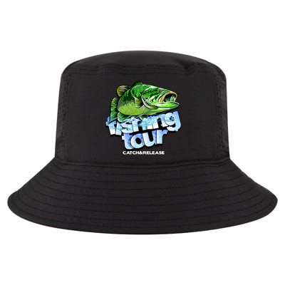 Fishing Tour Catch And Release Cool Comfort Performance Bucket Hat