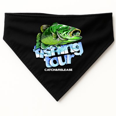 Fishing Tour Catch And Release USA-Made Doggie Bandana