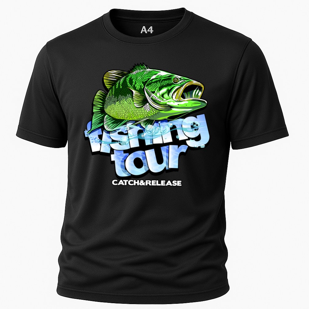 Fishing Tour Catch And Release Cooling Performance Crew T-Shirt