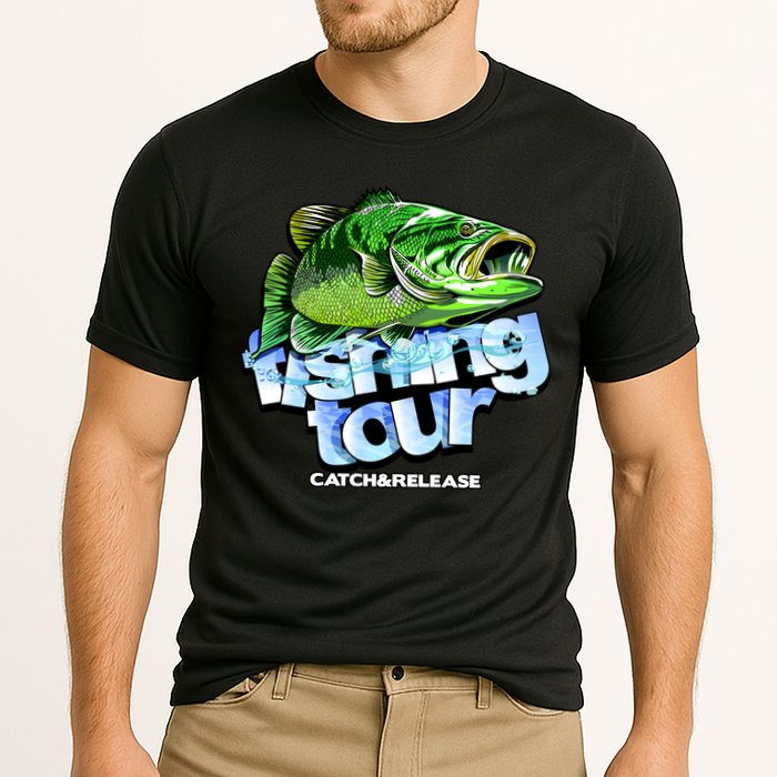 Fishing Tour Catch And Release Cooling Performance Crew T-Shirt