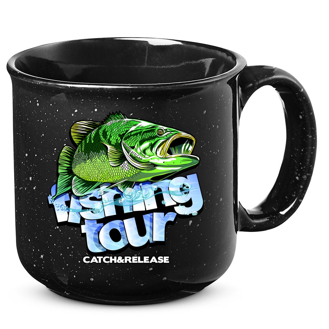 Fishing Tour Catch And Release 15oz Campfire Ceramic Mug