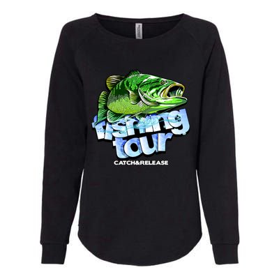 Fishing Tour Catch And Release Womens California Wash Sweatshirt