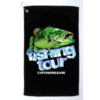 Fishing Tour Catch And Release Golf Towel