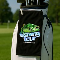Fishing Tour Catch And Release Golf Towel