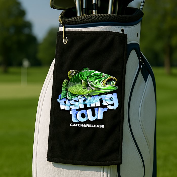 Fishing Tour Catch And Release Golf Towel