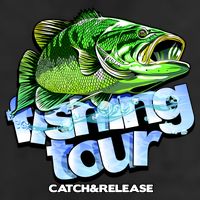 Fishing Tour Catch And Release Golf Towel