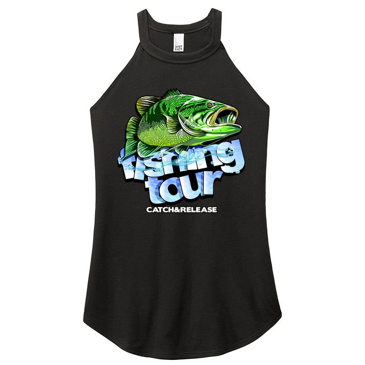 Fishing Tour Catch And Release Women's Perfect Tri Rocker Tank