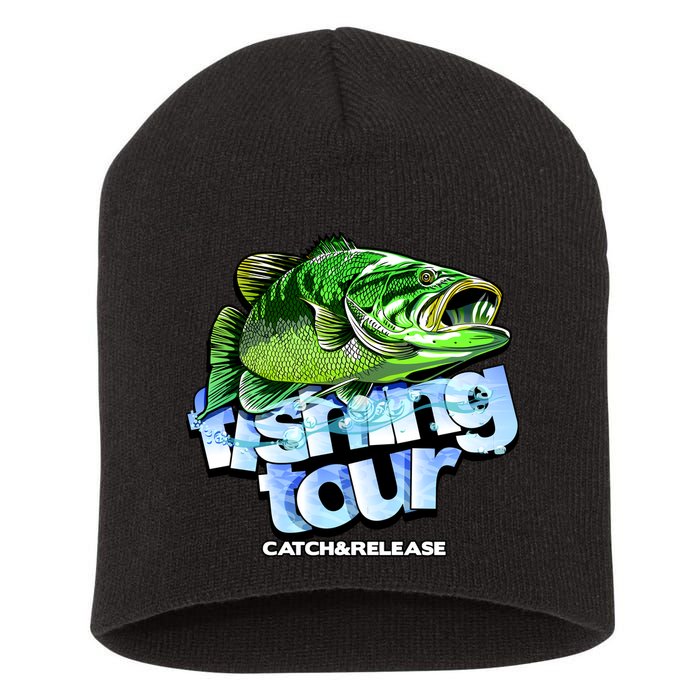 Fishing Tour Catch And Release Short Acrylic Beanie