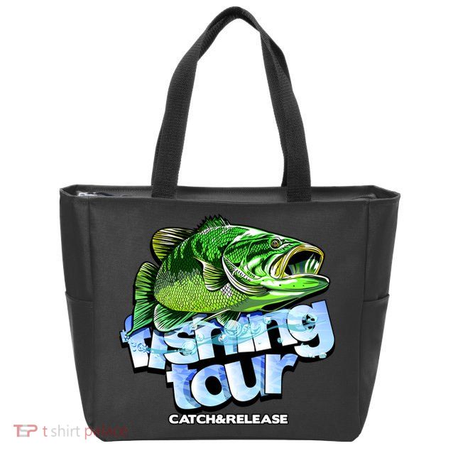 Fishing Tour Catch And Release Zip Tote Bag