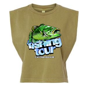 Fishing Tour Catch And Release Garment-Dyed Women's Muscle Tee