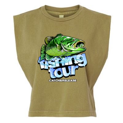 Fishing Tour Catch And Release Garment-Dyed Women's Muscle Tee