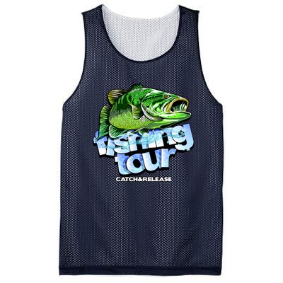 Fishing Tour Catch And Release Mesh Reversible Basketball Jersey Tank