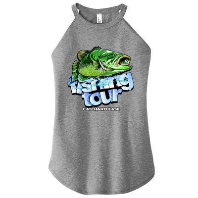 Fishing Tour Catch And Release Women's Perfect Tri Rocker Tank