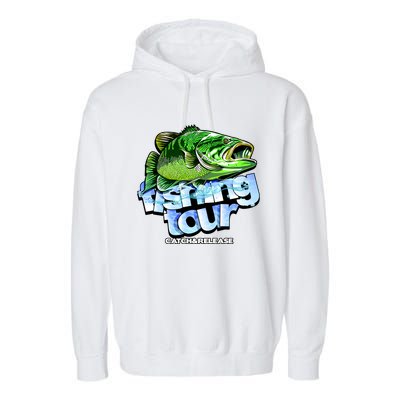 Fishing Tour Catch And Release Garment-Dyed Fleece Hoodie