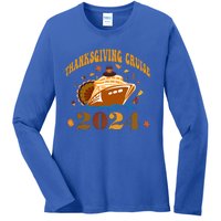 Family Thanksgiving Cruise 2024 Autumn Cruise Squad Fall Gift Ladies Long Sleeve Shirt