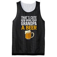 Funny That's Cute Now Bring Your Grandpa A Beer Mesh Reversible Basketball Jersey Tank