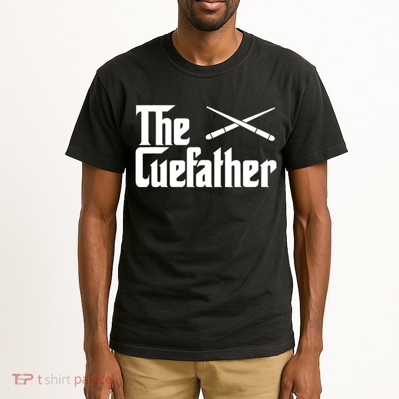 Funny The Cue Father Gift Funny Pool Billiards Player Gift Tall T-Shirt