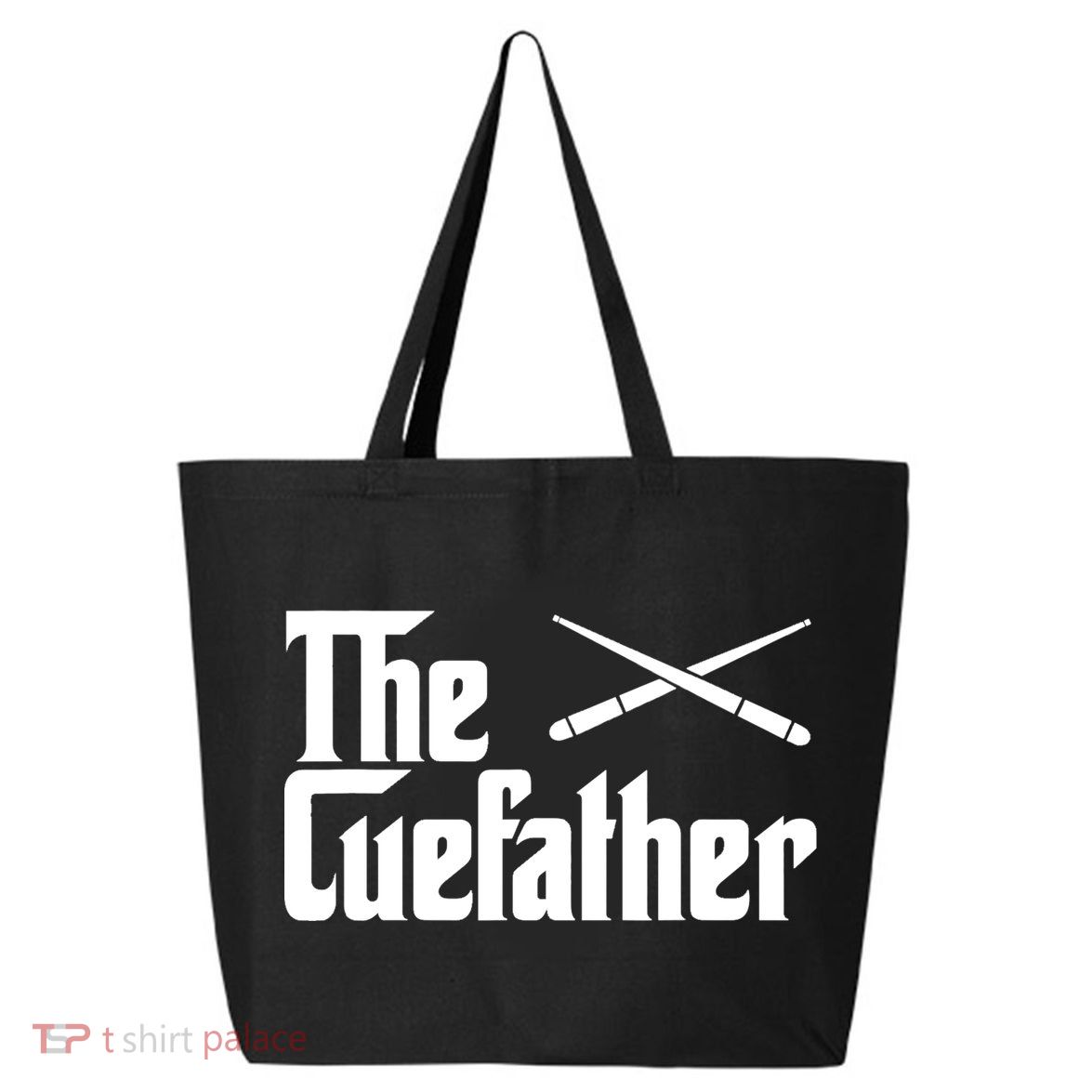 Funny The Cue Father Gift Funny Pool Billiards Player Gift 25L Jumbo Tote