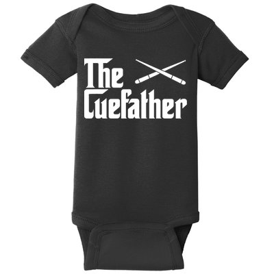 Funny The Cue Father Gift Funny Pool Billiards Player Gift Baby Bodysuit