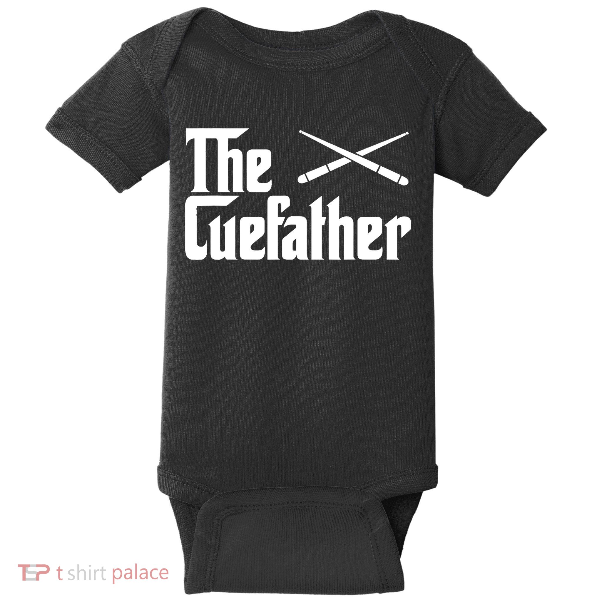 Funny The Cue Father Gift Funny Pool Billiards Player Gift Baby Bodysuit