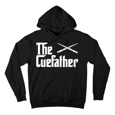 Funny The Cue Father Gift Funny Pool Billiards Player Gift Tall Hoodie