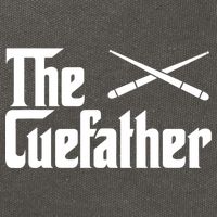 Funny The Cue Father Gift Funny Pool Billiards Player Gift Cotton Canvas Backpack