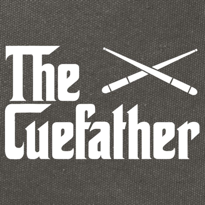 Funny The Cue Father Gift Funny Pool Billiards Player Gift Cotton Canvas Backpack