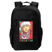 Funny Trump Cat Grab Em Vintage Retro Christmas Trump Gift Daily Commute Backpack