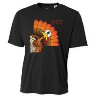 Funny Thanksgiving Cute Turkey Moo IM A Cow Gift Cooling Performance Crew T-Shirt