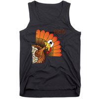 Funny Thanksgiving Cute Turkey Moo IM A Cow Gift Tank Top