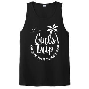 Funny Trip Cheaper than a Therapy vacation PosiCharge Competitor Tank