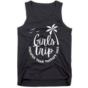 Funny Trip Cheaper than a Therapy vacation Tank Top