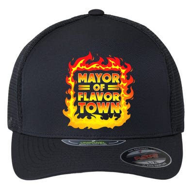 Flavor Town Cooking Guy Fieri BBQ Flexfit Unipanel Trucker Cap