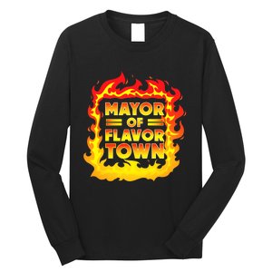 Flavor Town Cooking Guy Fieri BBQ Long Sleeve Shirt